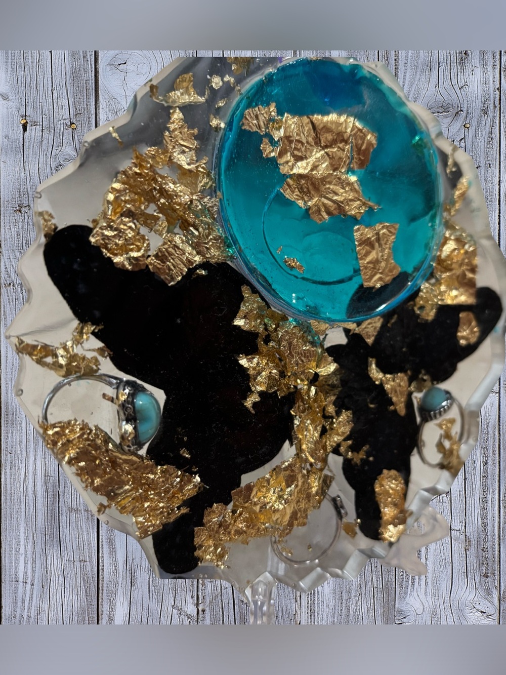 Black Butterfly and Gold coaster